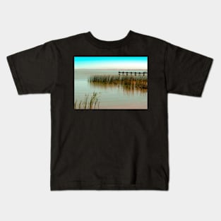 Jetty, Lake Meningie Kids T-Shirt